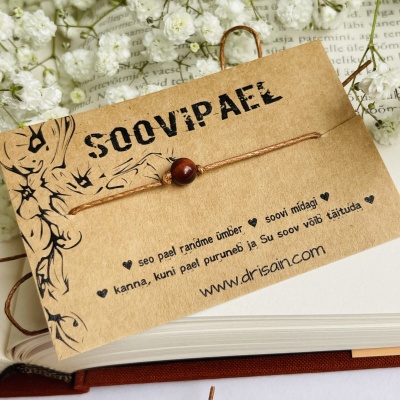Soovipael punase tiigrisilmaga 6mm