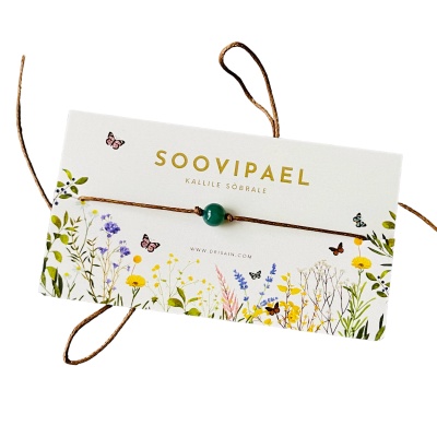 Soovipael sammalahhaadiga 6mm - kaardil KALLILE SÕBRALE